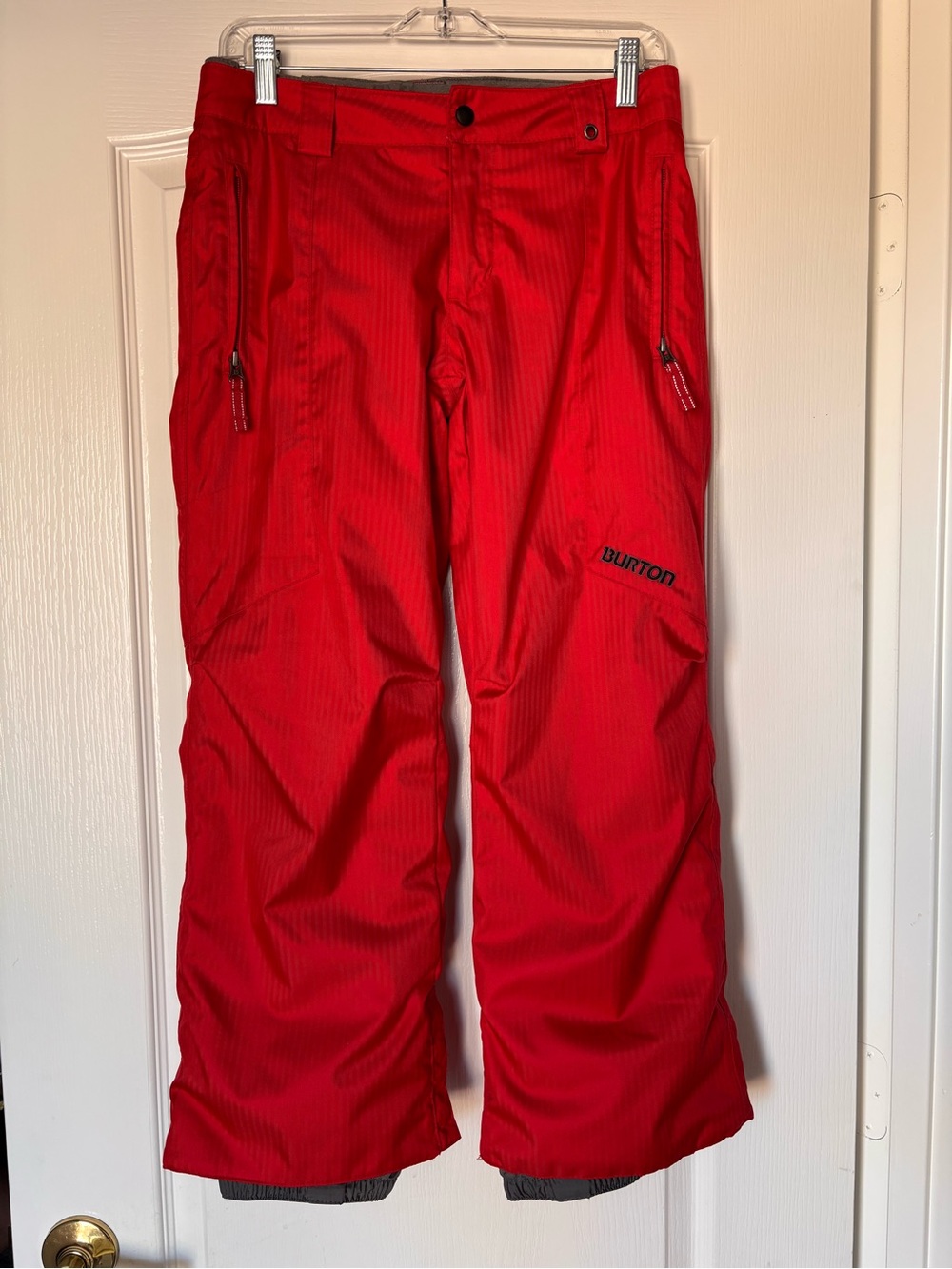 Burton Girls Dry Ride Snowboard ski snow pants kids red youth medium 10/12